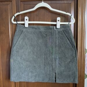 Blank NYC Genuine Suede Skirt NWT